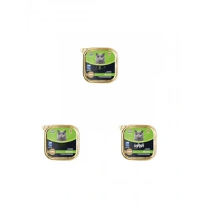 Balıklı Kısır Kedi Konservesi, 85 GR, 3lü Paket