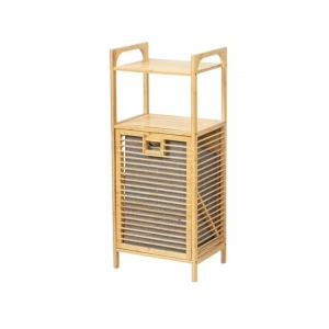 Bambu Banyo Dolabı ve Çamaşır Sepeti Organizatörü