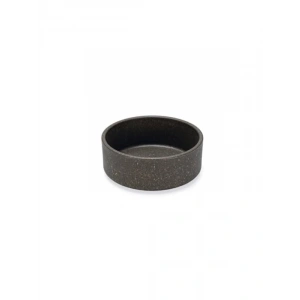 Bambu Köpek Mama Su Kabı, Antrasit, 12 cm, 300 ml Kapasite