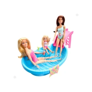 Barbie Bebek ve Havuz Oyun Seti HRJ74