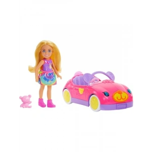 Barbie Chelsea Araç Seti, Sarışın Bebek ve Oyuncak Araba