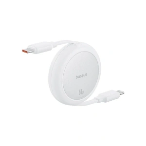 Baseus FREE2PULL Mini Charging Cable Usb-C To Usb-C 60W 1m Moon White