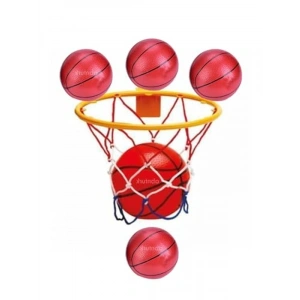 Basketbol Potası Seti, 24 cm Kapıya Monte ile Eğitici Oyun Fırsatı