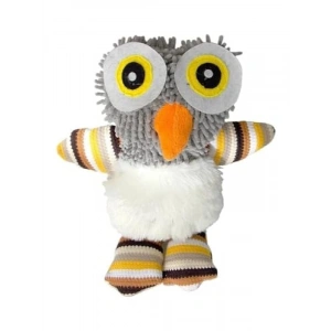 Baykuş Şekilli Peluş Köpek Oyuncağı, 27 cm