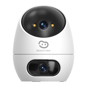 Beans View D220 2K + 2K | Akıllı İç Mekan Wifi IP Güvenlik Kamerası | 360° Hareket Takibi | Renkli Gece Görüşü | Otomatik Takip Özelliği | Bebek ve Ev İç Mekan Kamerası | Beans View by Ezviz