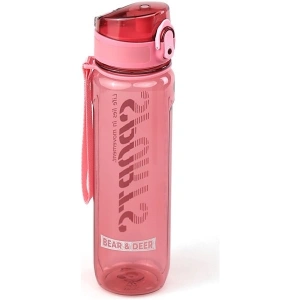 Bear & Deer Otomatik Kapak Matara Pembe 650 Ml.