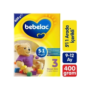 Bebelac 3 Devam Sütü 9-12 Ay 400 Gr