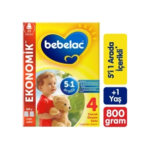 Bebelac 4 Çocuk Devam Sütü 1 Yaş+ 800 Gr