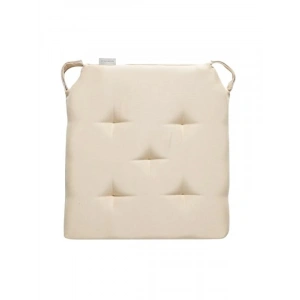 Bej Renkli Sandalye Minderi - 40 x 40 x 4 cm