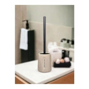 Bej Renkli Tuvalet Fırçası, Şık Tasarım