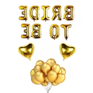 Bekarlığa Veda Parti Balon Seti - Gold Renkli Süslemeler