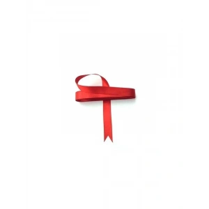 Benim Marifetlerim - Kırmızı Saten Kurdele 1 cm 10 Metre 1 Adet