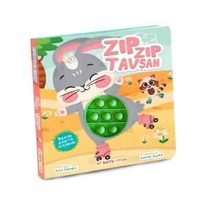 Benim Pop-it Kitabım - Zıp Zıp Tavşan (Tak-Çıkar) - Esra Canoğlu