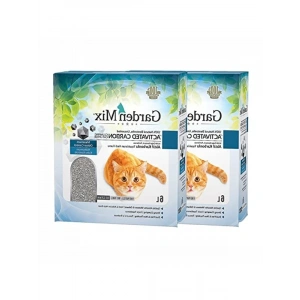 Bentonit Aktif Karbonlu Kedi Kumu 6 Lt, Ekonomik Paket