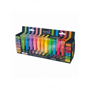 Berry Fosforlu Kalem Seti, 12 Renkli ve Ergonomik