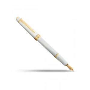 Beyaz Altın Detaylı Dolmakalem - M Uç