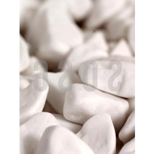 Beyaz Dolomit Çakıl Taşı - 1-2 cm, 1 Kg