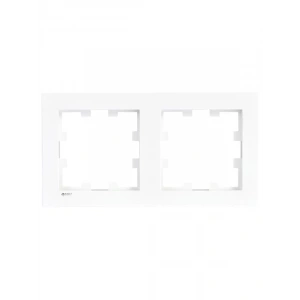 Beyaz İkili Çerçeve - Dayanıklı Malzeme