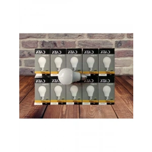 Beyaz Işık LED Ampul - 9 W, 730 lm - 10lu Paket