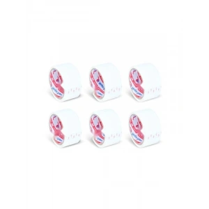 Beyaz Koltuk Bandı Seti - 45 mm x 40 mt, 6 Adet