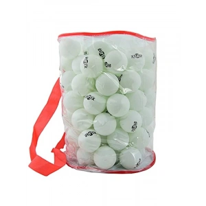 Beyaz Masa Tenisi Topu, 100 Lü Paket, Turuncu Seçeneği