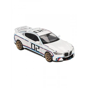 Beyaz Mavi Kırmızı Çizgili 1/64 Ölçekli Araba Modeli