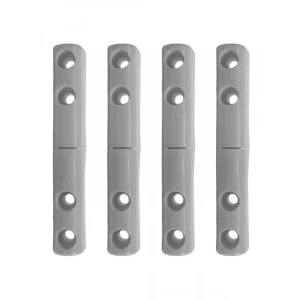 Beyaz Plastik Menteşe Seti - 4lü Paket