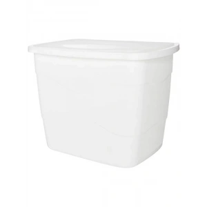 Beyaz Pratik Kapaklı Çöp Kovası - Ferah Ortam İçin