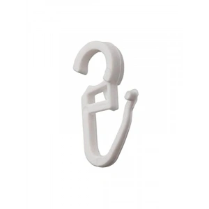 Beyaz Renk Rustik Perde Klipsi - 25 Adet