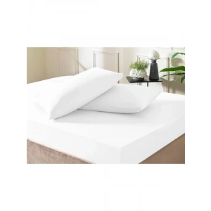 Beyaz Renkli Fitted Çarşaf Seti, Çift Kişilik Ranforce, Kaliteli