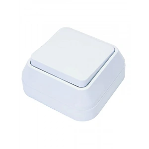 Beyaz Sıva Üstü Anahtar - IP20 Koruma Derecesi