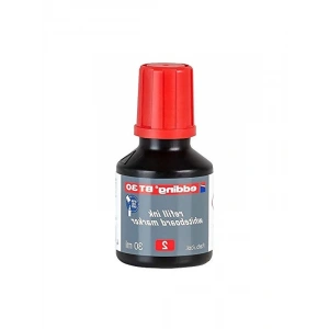 Beyaz Tahta Kalemi Mürekkebi, 30ml, Kırmızı