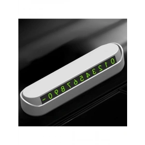 Beyaz Telefon Numaratörü Araba Torpido Üstü