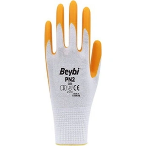 Beybi Nitril Sarı İş Eldiveni No:10 12li Paket