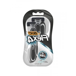 BIC Flex 4 Erkek Tıraş Bıçağı 3lü Blister (4 Bıçak), Birbirinden Bağımsız Hareket Edebilen 4 Bıçak, Oynar Başlık, Aloe Vera ile Zenginleştirilmiş Kayganlaştırıcı Jel Şerit