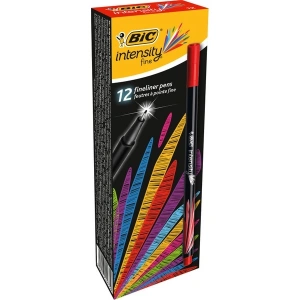 Bic Intensity Fine Liner Keçe Uçlu Kalem Kırmızı 12Li Kutu