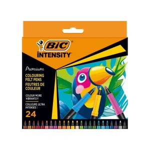 Bic İntensity Premium Keçeli Boya Kalemi 24 Renk