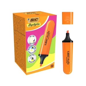 Bic Marking Flat Fosforlu Kalem Turuncu 12 Adet