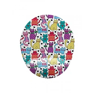 Bilek Destekli Sevimli Kediler Temalı Mouse Pad