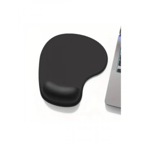 Bilek Destekli Siyah Mouse Pad - Ergonomik Tasarım