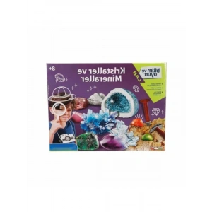 Bilimsel Kristal ve Mineral Kazı Seti