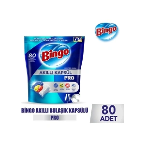 Bingo Akıllı Kapsül Pro Bulaşık Makinesi Deterjanı Tableti 80 Adet