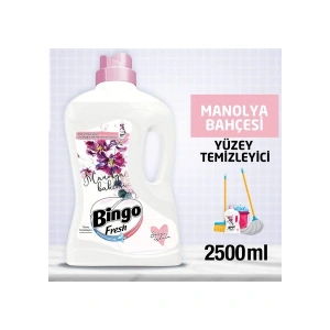 Bingo Fresh Yüzey Temizleyici 2,5 lt Manolya Kokusuyla Temizlikte Güçlü Performans