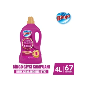 Bingo Giysi Şampuanı 2ın1 Renk Canlandırıcı Etki 4L
