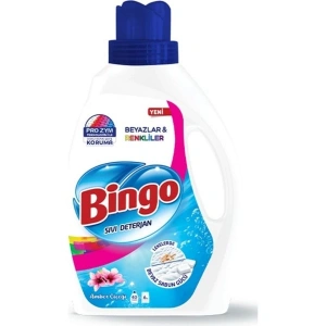 Bingo Sıvı Deterjan Amber 2600 ml (Yeni)