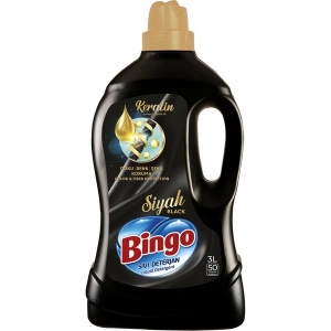 Bingo Siyah Sıvı Bakım Çamaşır Deterjanı 3L