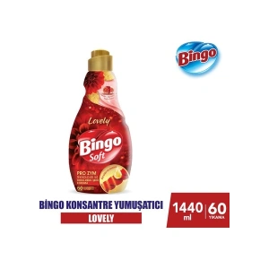 Bingo Soft Konsantre Çamaşır Yumuşatıcısı Lovely 1440 ml
