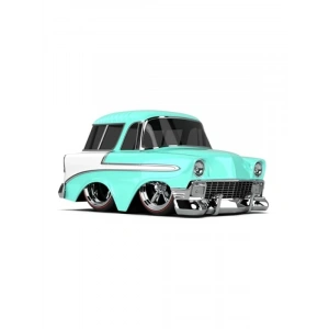 Biriktirilebilir Mavi Custom Araba - 1956 Model