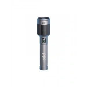 Bix Flashlight BX5102FL 60W LED, Max. 3000 Lümen Parlaklık ve 1000 Metreye Ka Uzun Menzilli, Şarj Edilebilir, LED Güç Göstergeli ve Çok Modlu Acil Durum Kamp Elektrik Kesintileri Outdoor için Kompa          [ A]