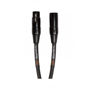 Black serisi simetrik mikrofon kablosu, uzunluk: 4,5 m – RMC-B15, siyah